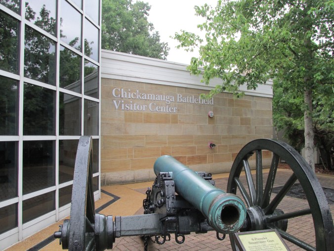 At the Chickamauga Battlefield Visitor Center