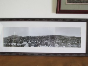 After the war ended, this photo shows the Reconstruction in Chattanooga.